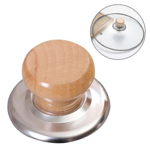 12pcs Wooden Knob Pot Pan Lid Holding Handle Kitchen Cookware Lid Replacement 1