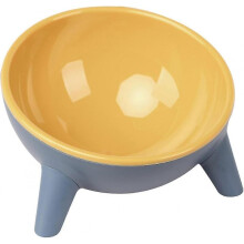 Resin Cat And Dog Bowl Heightened Tilted Cat Bowl Triangular Base Anti-Turn Bowl Cute Food Bowl