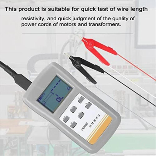 Milliohmmeter, YR2050 4-wire milliohmmeter, line current detection low resistance micro resistance 2