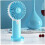Portable USB Rechargeable Handheld Fan (Blue) 5