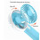 Portable USB Rechargeable Handheld Fan (Blue) 4