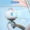 Stroller Fan Portable Bladeless Fan Mini Handheld Fan Bladeless Rechargeable 3