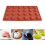 24-cavity hemispherical silicone mold, baking mold for making chocolate, cake, jelly, dome mousse 3 2