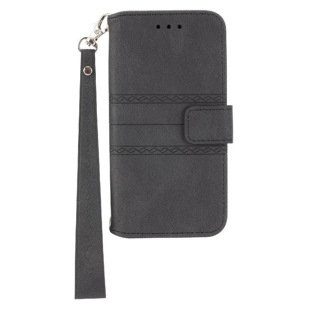 (Black) Flip Case For Honor 200 Magnetic Closure Wallet Case Shockproof Protective Pu Leather Kickstand Black 764563586561