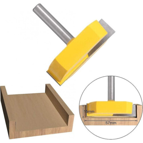 8mm Rod Cleaning Bottom Router Bits Surface Planing Bits Diameter Cleaning Bottom Carpentry Milling 2