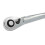 Mini ratchet wrench 1/4' socket screwdriver tool bit Y2q6. (Silver) (1 item) 2