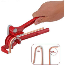 3-in-1 Manual Tube Bender Size 1/4 5/16 3/8 180 Degree Lever Type Heavy Duty Bend Copper Brass Alumi