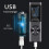 80m Laser Rangefinder, USB Rechargeable Digital Laser Meter, LCD Backlight, Electronic Angle, Measur 4