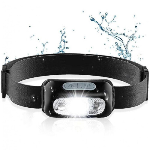 Headlamp,Rechargeable LED Headlight,160 Lumen,Motion Sensor,Waterproof