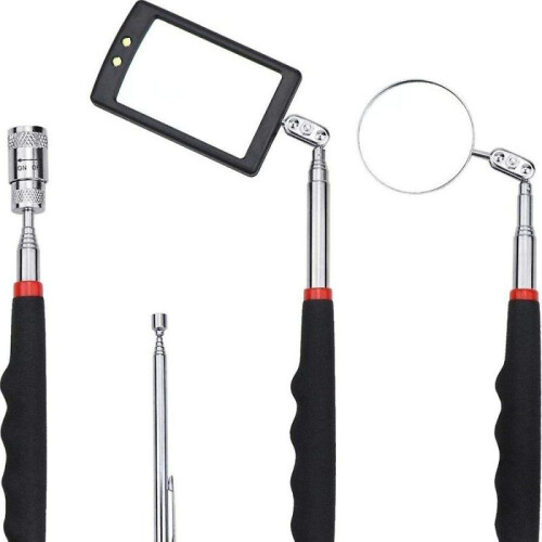 4-part telescopic magnet pickup set Telescopic handle 360 rotatable
