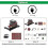 250W mini belt sander electric desktop sander sander 7 speed adjustable control small 4