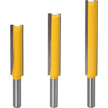 Shank 3 Pcs Carbide Wood Extra Long Straight Router Bits