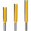Shank 3 Pcs Carbide Wood Extra Long Straight Router Bits 1
