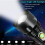XHP70 LED Torch Rechargeable,  Super Bright Tactical Torch Zoomable 5 Modes Handheld Flashlight Wate 2