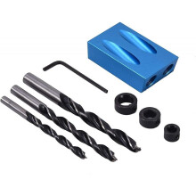 Slanted Pocket Jig with Wooden Fixing System 14 pieces 15