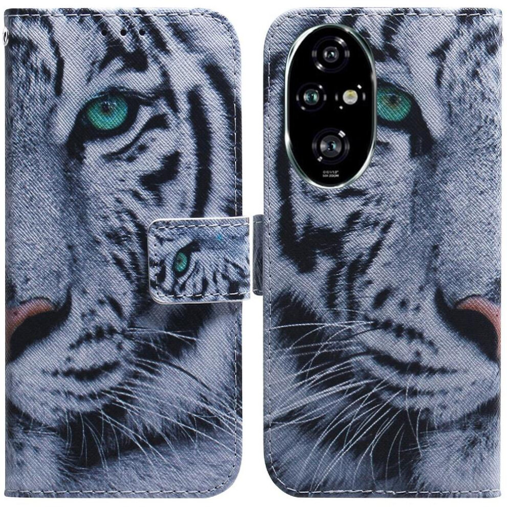 (C3 ) Flip Case For Honor 200 Pro 5G Pu Leather Magnetic Closure Card Slots Painted Wallet 764563588763