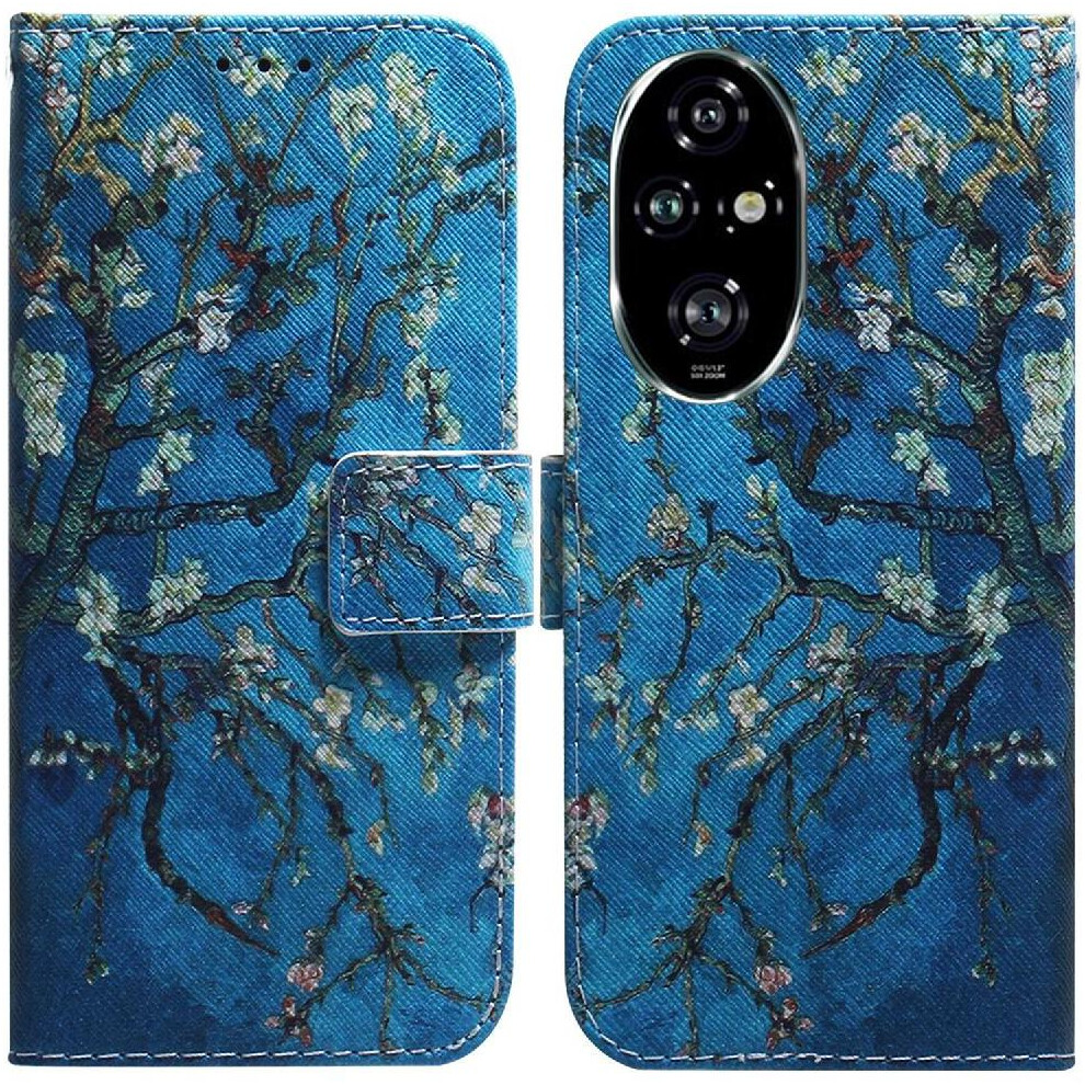 (Ohter) Flip Case For Honor 200 Pro 5G Pu Leather Magnetic Closure Card Slots Painted Wallet 764563588770