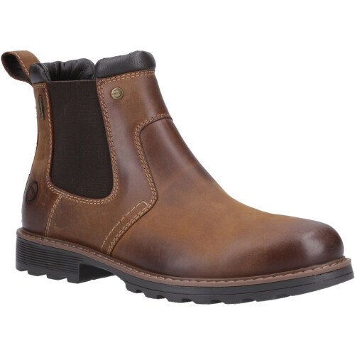 Cotswold (Brown, 9 (Adults')) Cotswold Leafield Leather Men's Tan Boots