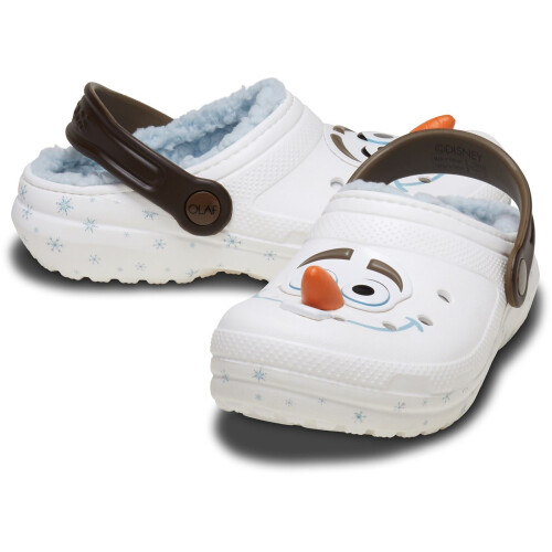 Crocs (White 5 (Kids)) Crocs Frozen Olaf Thermoplastic Multi Clogs 2