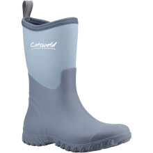 (Blue, 8 (Adults')) Cotswold Ashmead Rubber Women's Blue Wellington Boots