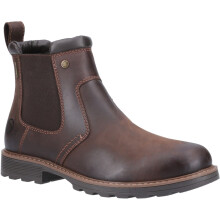 (Brown, 11 (Adults')) Cotswold Leafield Leather Men's Brown Boots