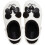 Crocs (White, 5 (Adults')) Crocs Classic Lined Fun Lab Thermoplastic Panda Clogs 5