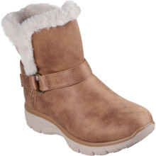 (Brown, 4 (Adults')) Skechers Easy Going Dreamers Move Textile Women's Chestnut Winter Ankle Boots