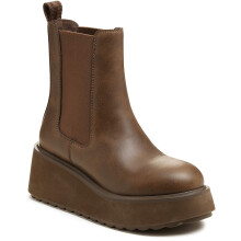 (Brown, 4 (Adults')) Rocket Dog Heyday Polyurethane Women's Dark Brown Flat Chelsea Boots