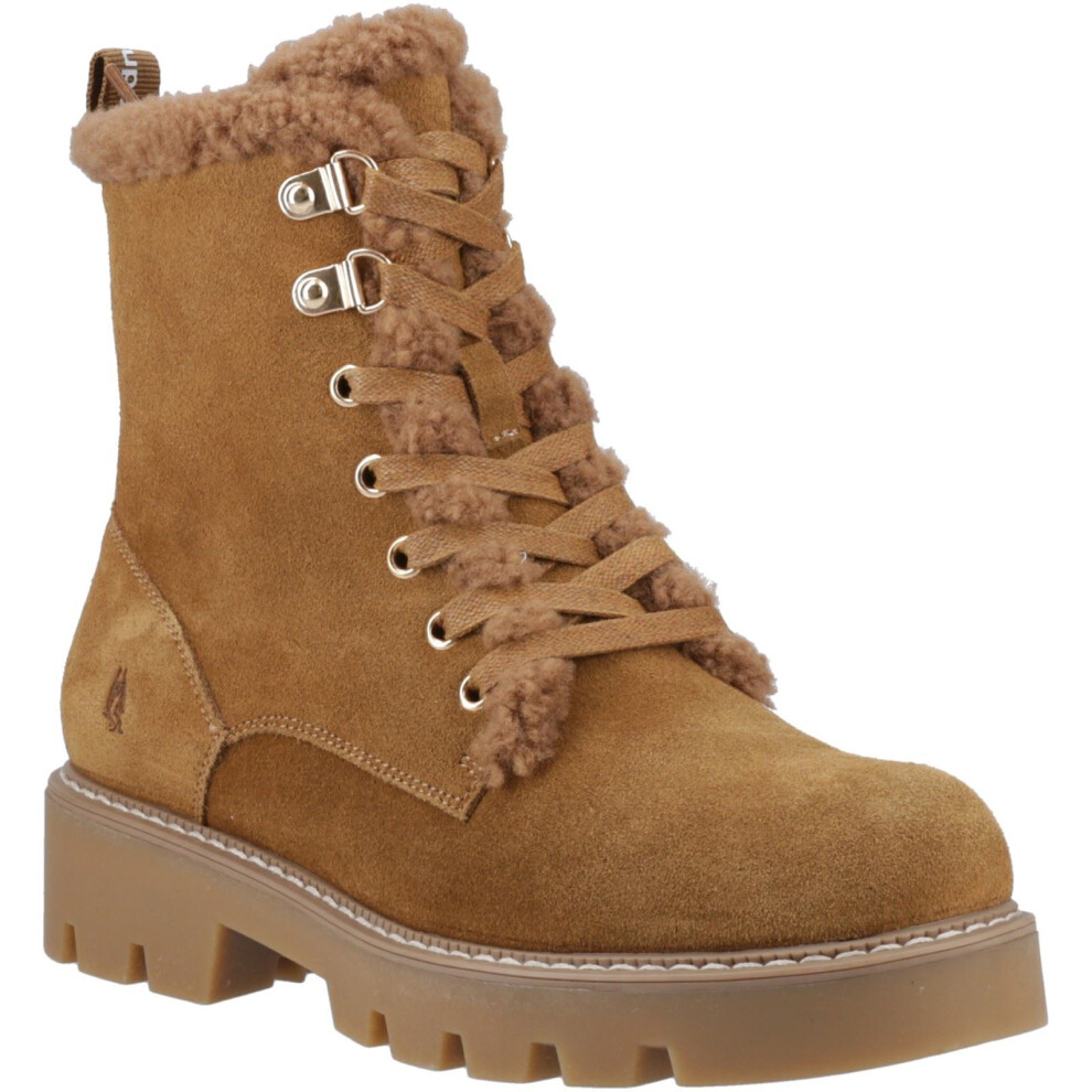 Hush Puppies (Brown, 3 (Adults')) Aurelia Suede Women's Tan Winter Ankle Boots