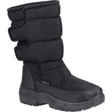 (Black, 7 (Adults')) Cotswold Welland Textile Women's Black Winter Mid Calf Boots