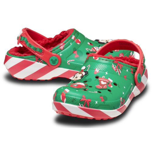 Crocs (Green, 1 (Adults')) Crocs Disney Christmas Thermoplastic Multi Clogs 2
