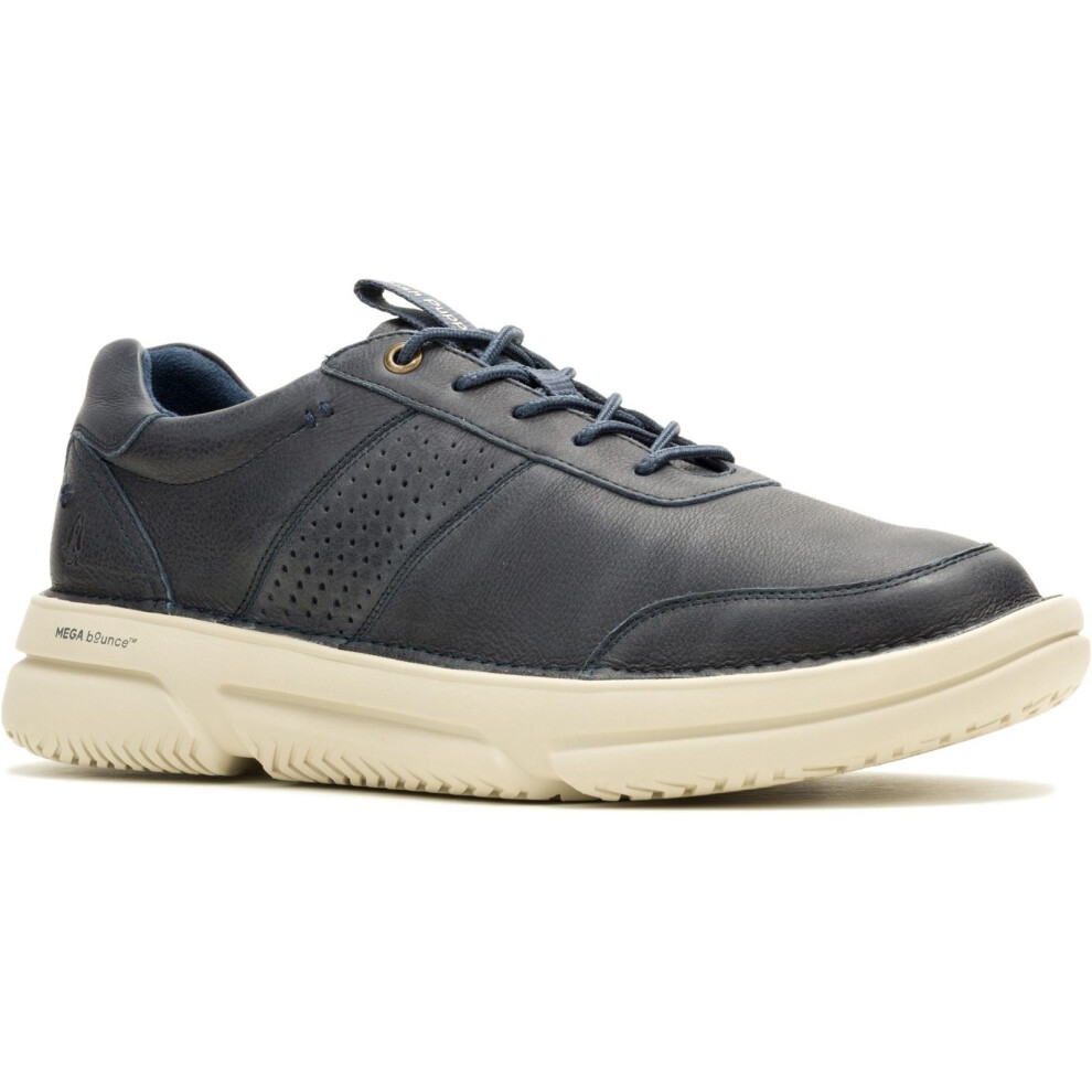 Hush Puppies (Blue, 6 (Adults')) Baylor Leather Men's Navy Trainers