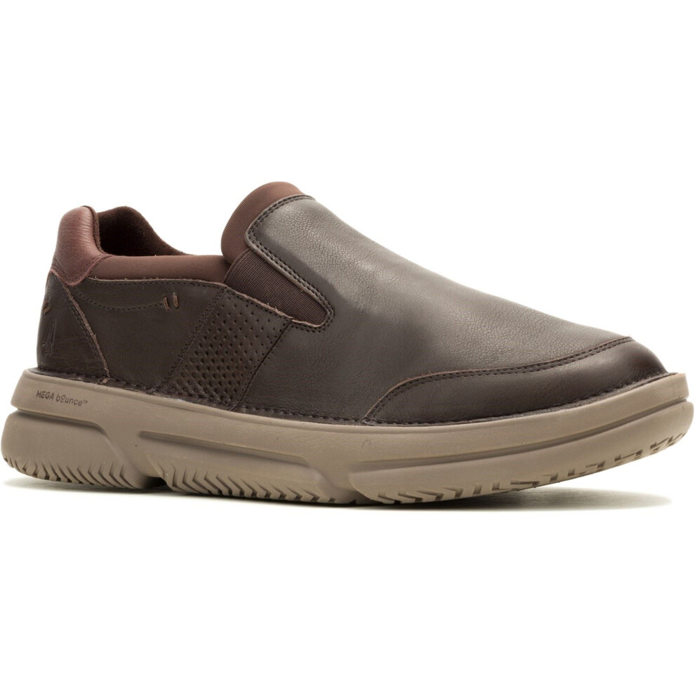 Hush Puppies (Brown, 6 (Adults')) Baylor Leather Men's Brown Loafers
