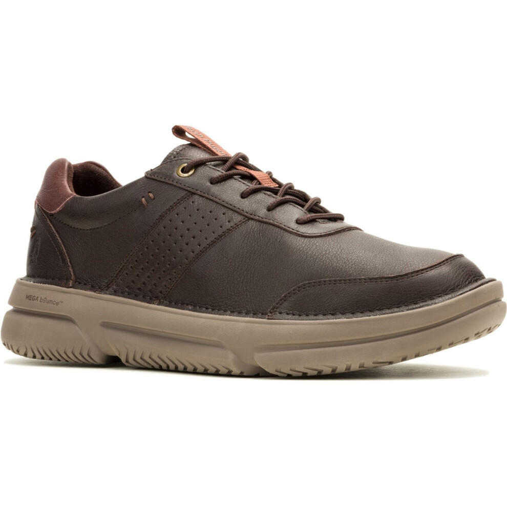 Hush Puppies (Brown, 7 (Adults')) Baylor Leather Men's Brown Trainers