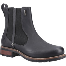 (Black, 5 (Adults')) Cotswold Notgrove Leather Women's Black Flat Chelsea Boots