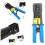 Professional EZ Pass Through Crimp Tool - Ratchet Crimper - Wire Stripper for Old Internet Connector 2