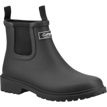 (Black, 8 (Adults')) Cotswold Barton TPR+Neoprene Women's Black Wellington Boots
