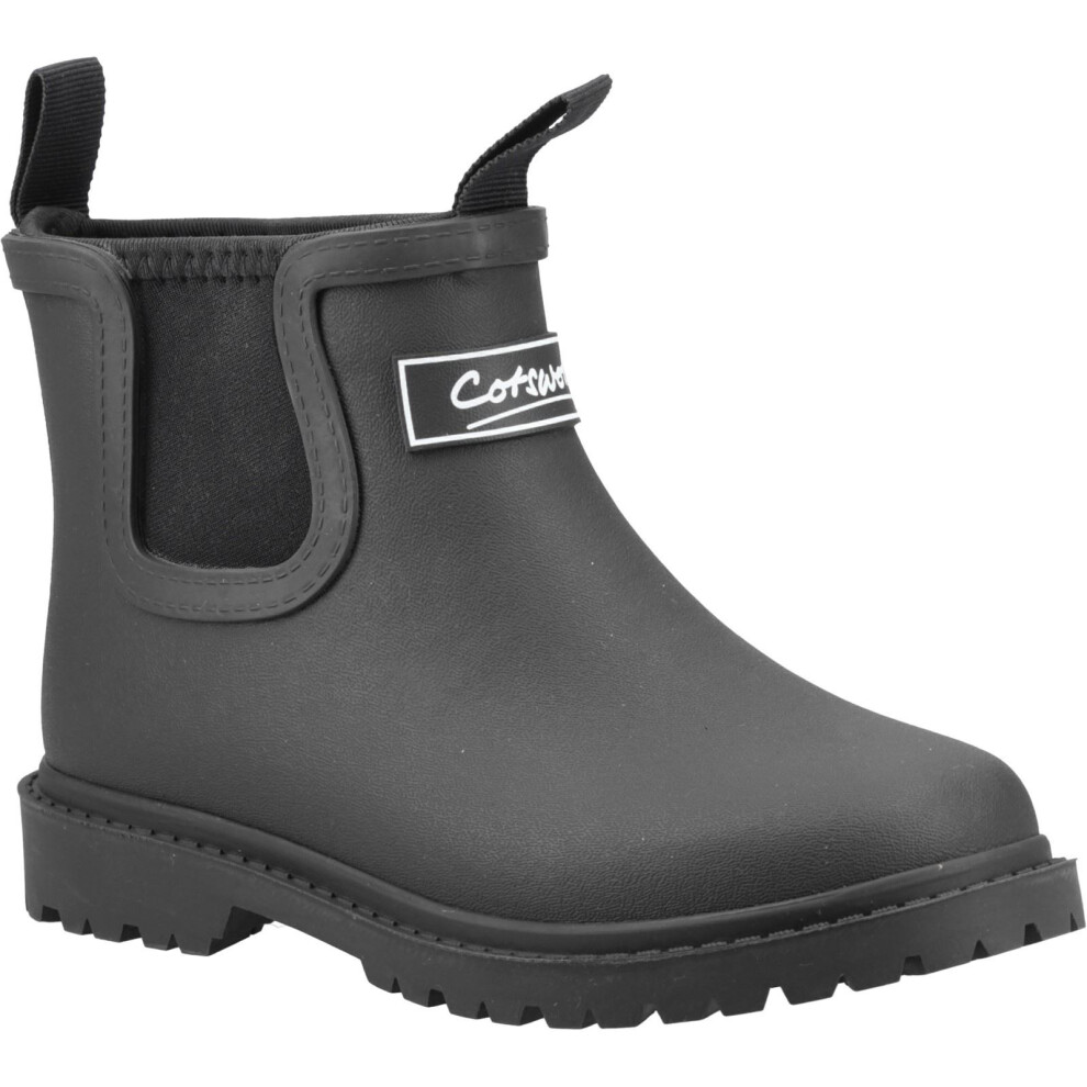 Cotswold (, 1 (Adults')) Barton Tpr+Neoprene Wellington Boots Black