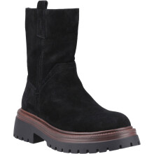 (Black, 4 (Adults')) Hush Puppies Rebecca Suede Women's Black Boots