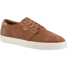 (Brown, 7 (Adults')) TOMS Carlo 2.0 Leather Men's Walnut Trainers