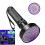 Uv Led Scorpion Detector Hunter Finder Ultra Violet Blacklight Flashlight Banknote Checking Lamp 1