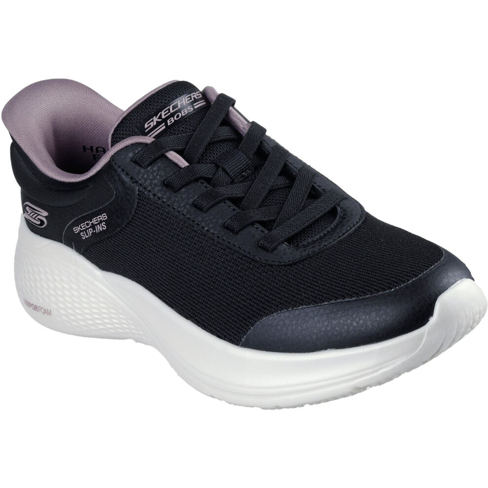 Skechers (, 6 (Adults')) Bobs Infinity Vapor Glow Polyester Women's Trainers Black