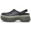 Crocs (Black, 6 (Adults')) Crocs Classic Stacked Thermoplastic Black Clogs 6