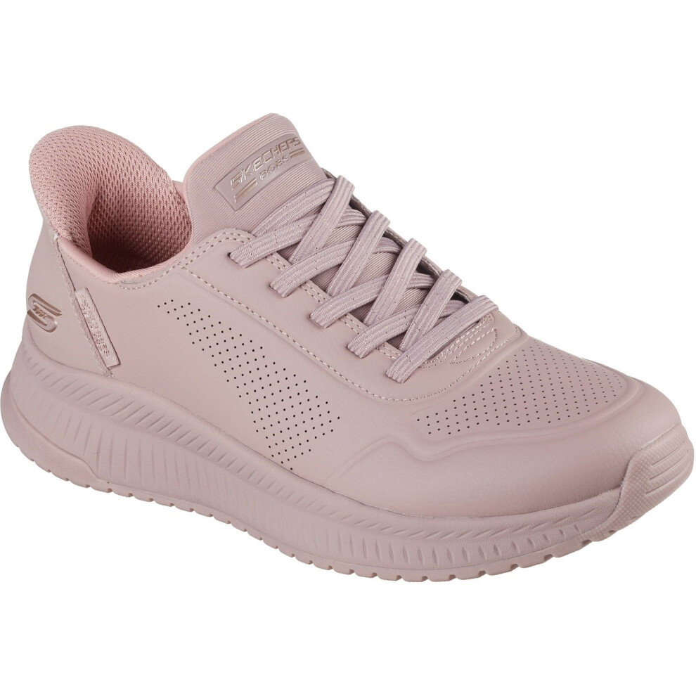 Skechers (, 5 (Adults')) Bobs Squad 4 Key Look Women's Blush Trainers Pink