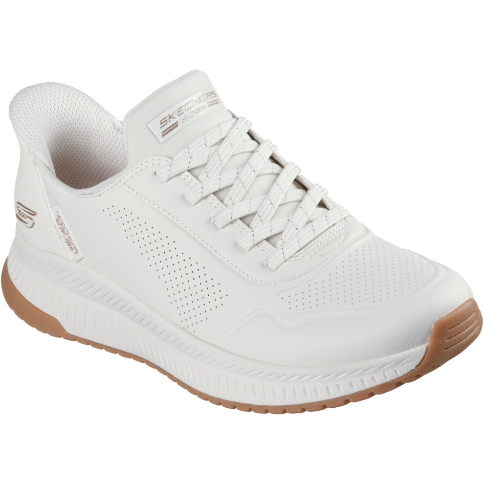 Skechers (, 8 (Adults')) Bobs Squad 4 Key Look Women's Trainers White