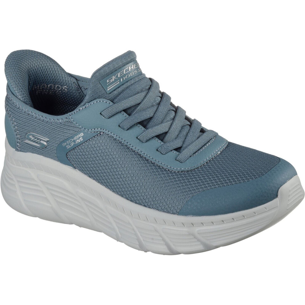 Skechers (Red, 5 (Adults')) Bobs Flex Hi Linear Force Textile Women's Slate Trainers