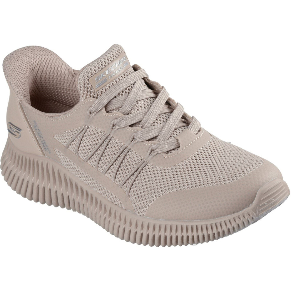 Skechers (, 8 (Adults')) Bobs Geo Lite Divine Pace Women's Tan Trainers Brown