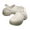 Crocs (Grey, 5 (Adults')) Crocs Classic Stacked Thermoplastic Chalk Clogs 2