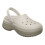 Crocs (Grey, 8 (Adults')) Crocs Classic Stacked Thermoplastic Chalk Clogs 1