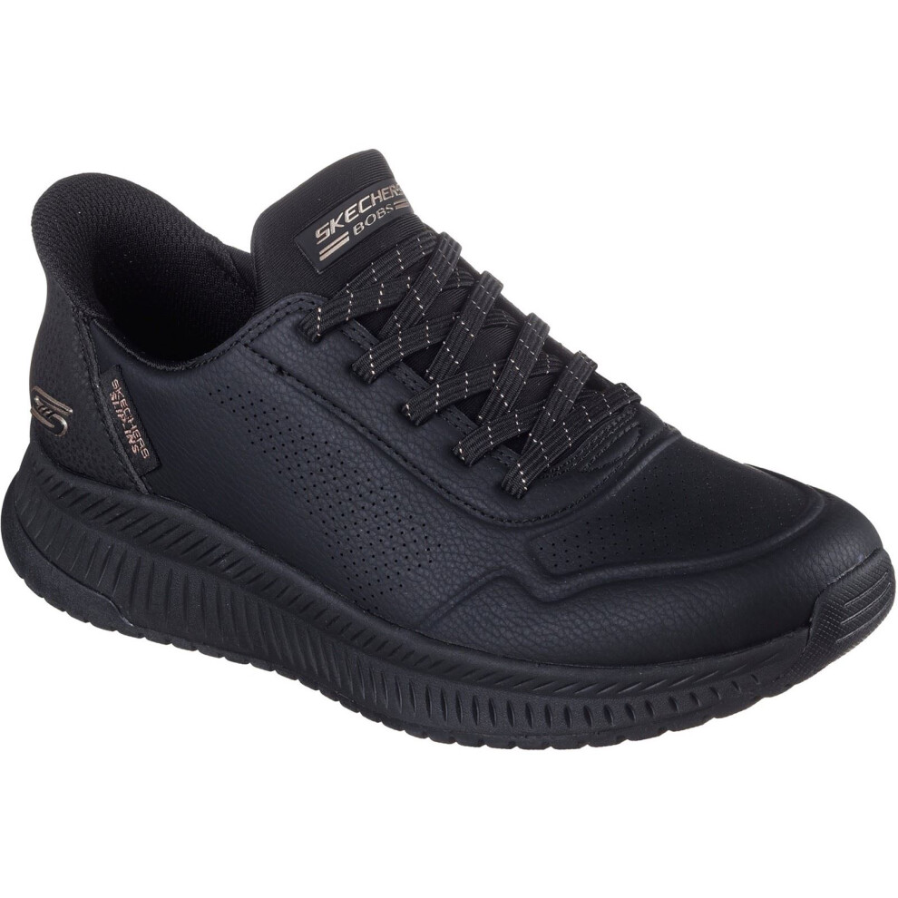 Skechers (, 3 (Adults')) Bobs Squad 4 Key Look Women's Trainers Black